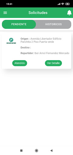 Seguritaxi Cliente Screen 2