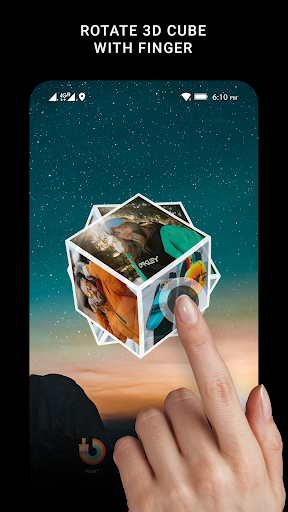 Screenshot of 3D Name & Photo Live Wallpaper