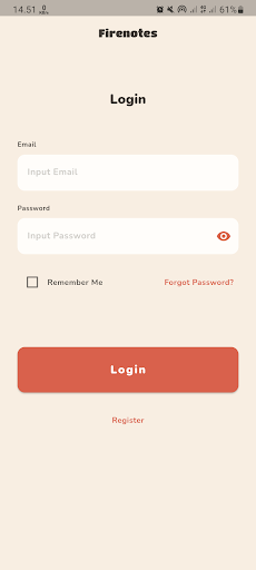 Android application Firenotes screenshort