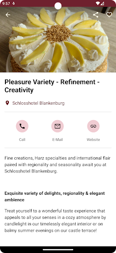 Schlosshotel Blankenburg Screen 2