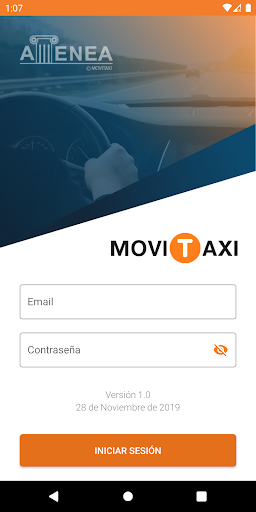 Android application MoviTaxi Driver screenshort