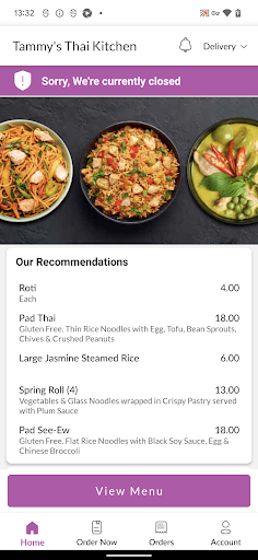 Tammys Thai Kitchen Screen 2