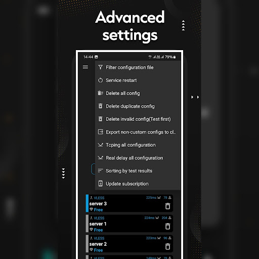 Android application Landa vpn screenshort