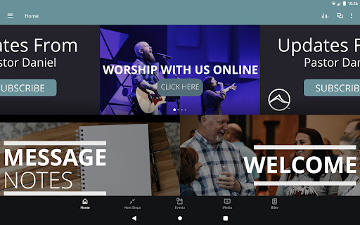 Screenshot of Mountain Springs Church