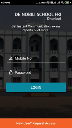 Android application De Nobili School FRI screenshort