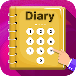 Cover Image of ダウンロード Secret Diary With Lock - Notepad & Notes Planner 1.0 APK