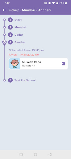 Android application KIPS Driver screenshort