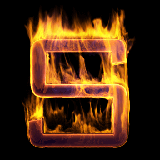 Fire Letter S Live Wallpaper logo