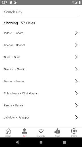 Android application Rera MP screenshort