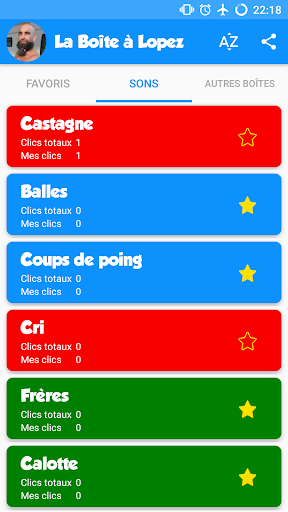 Android application La Boîte à Lopez screenshort