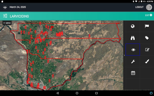 Android application Mosquito M.D. screenshort