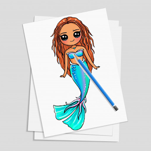 How To Draw Mermaid - Apps on Google Play