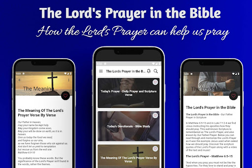 Android application The Lord's Prayer in the Bible screenshort
