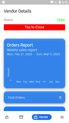 Paxrun Vendor Screen 2