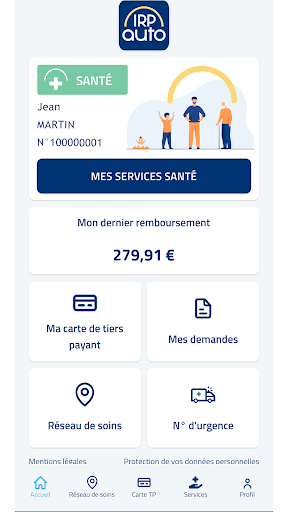 IRP AUTO Santé Screenshot 1 - AppWisp.com