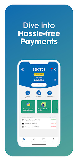 Android application OKTO The ultimate payment app screenshort