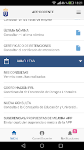 Captura 4 APP Docente android