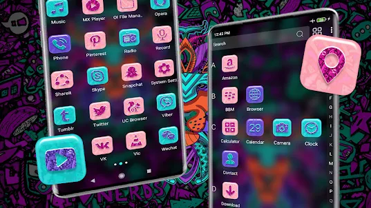 Abstract Lion Theme