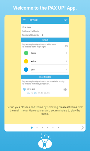 PAX UP! Teachers Screen 2
