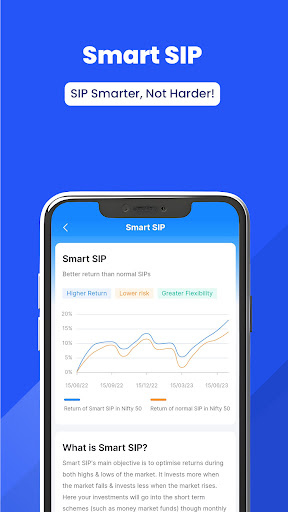 Bullsmart: Mutual Funds & SIP Screen 3