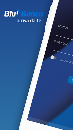 Android application BLU BANCA screenshort