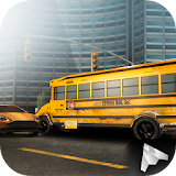 City School Bus Parking 3D icon