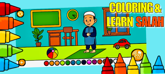 Coloring Book & Learning Salah