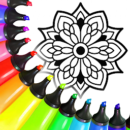 Coloring Mandala Games Mod Apk