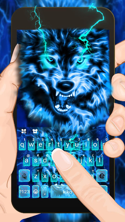 Lightning Wolf Keyboard Theme - 8.7.1_0621 - (Android)