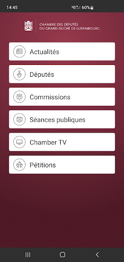 Android application CHD Lux screenshort