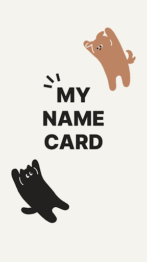 Android application My Name Card: Card Maker screenshort