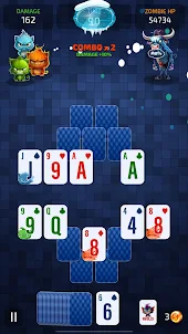 Solitaire Cats vs Zombies