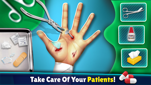 Captura 14 juego de cuidado médico ciruja android