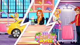 screenshot of Rich Girls Hotel Shopping Game