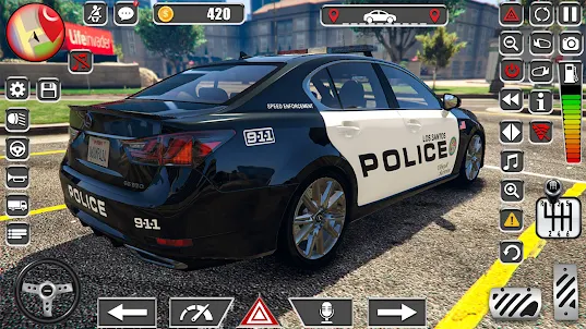 Smart Police Car Parking 3D