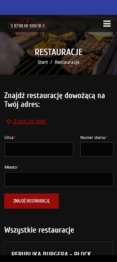 Android application Republika Burgera screenshort