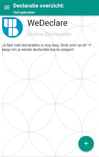 WeDeclare - online declareren Screen 2