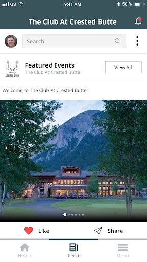 Android application The Club At Crested Butte screenshort