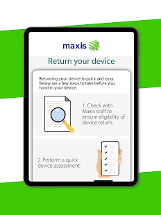 Maxis Device Return 9.5.1 APK screenshots 11