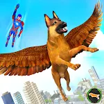 Flying Super Hero Dog Rescue Apk