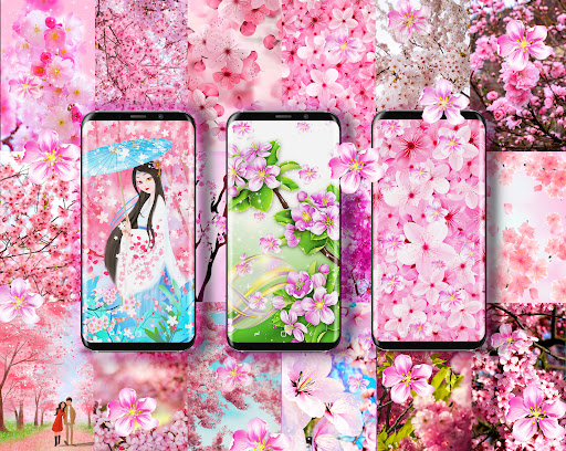 Sakura flowers live wallpaper Screen 2