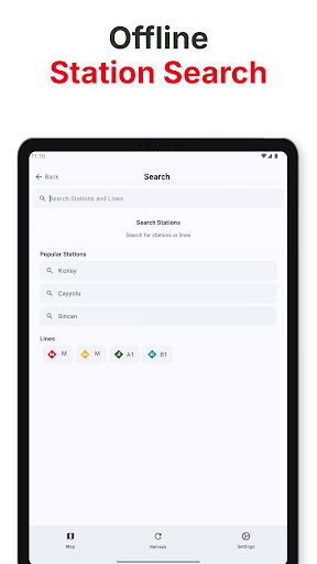 DurakGO Ankara Metro Arrivals