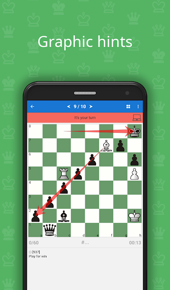 Обучение шахматам - от простого к сложному 1.5.6 APK + Мод (Unlimited money) за Android