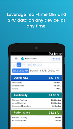 Android application SafetyChain M2 screenshort