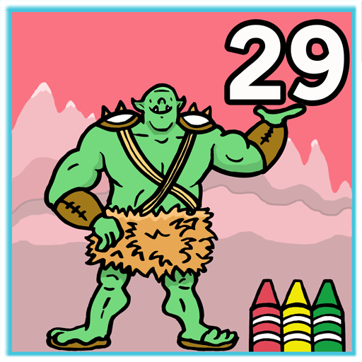 Coloring Book 29: Mythical Cre 5 Icon