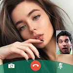 Cover Image of Descargar sexy girl video call simulation fake chat 20 APK