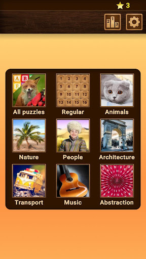 Fifteen Pictures Puzzle Screen 2
