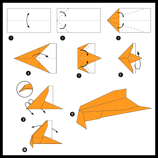 Android application How to make paper airplanes screenshort