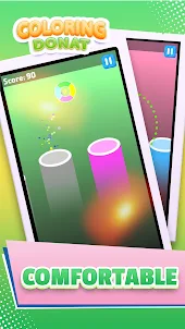 Coloring Donat - Jumping Game