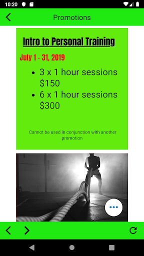 GoPerformance Screen 2